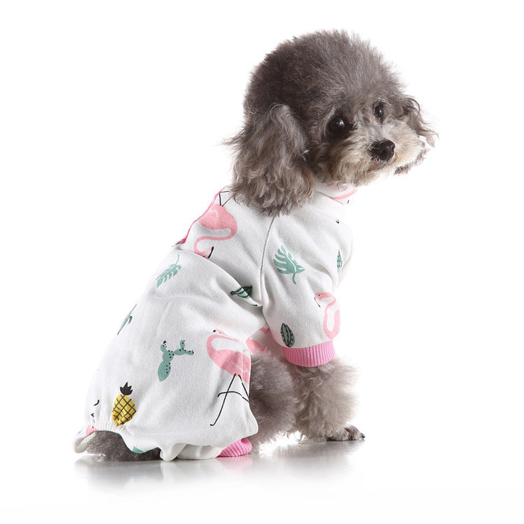 JMT-041546 Cozy Cotton Pet Pajamas in Various Fun Designs and Sizes