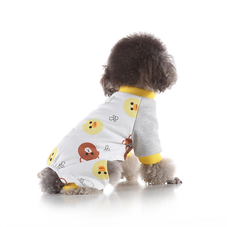 JMT-041546 Cozy Cotton Pet Pajamas in Various Fun Designs and Sizes
