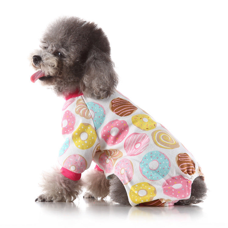 JMT-041546 Cozy Cotton Pet Pajamas in Various Fun Designs and Sizes
