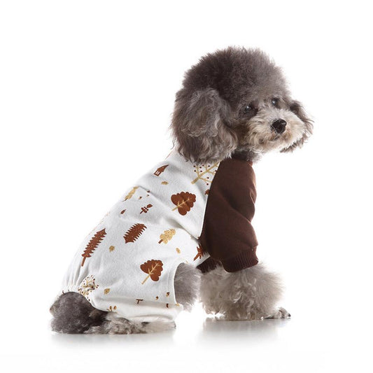 JMT-041546 Cozy Cotton Pet Pajamas in Various Fun Designs and Sizes