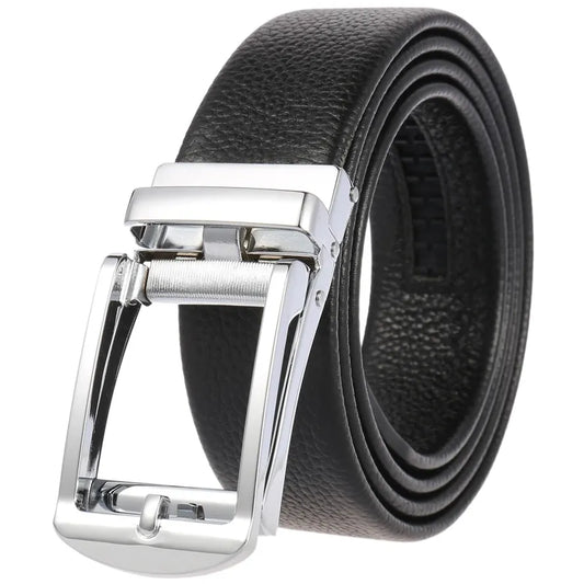 JMT-041674 Fashion Metal Automatic Buckle Belt for Men - Model LY36-222440-5