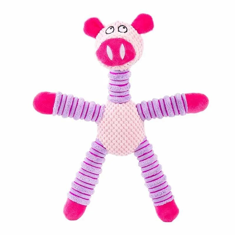 JMT-041738 Interactive Elephant Pet Push Toy for Dogs and Cats - Teeth Grinding, Bite Resistant, Self-Relieving Fun - 40x18 cm, 140g