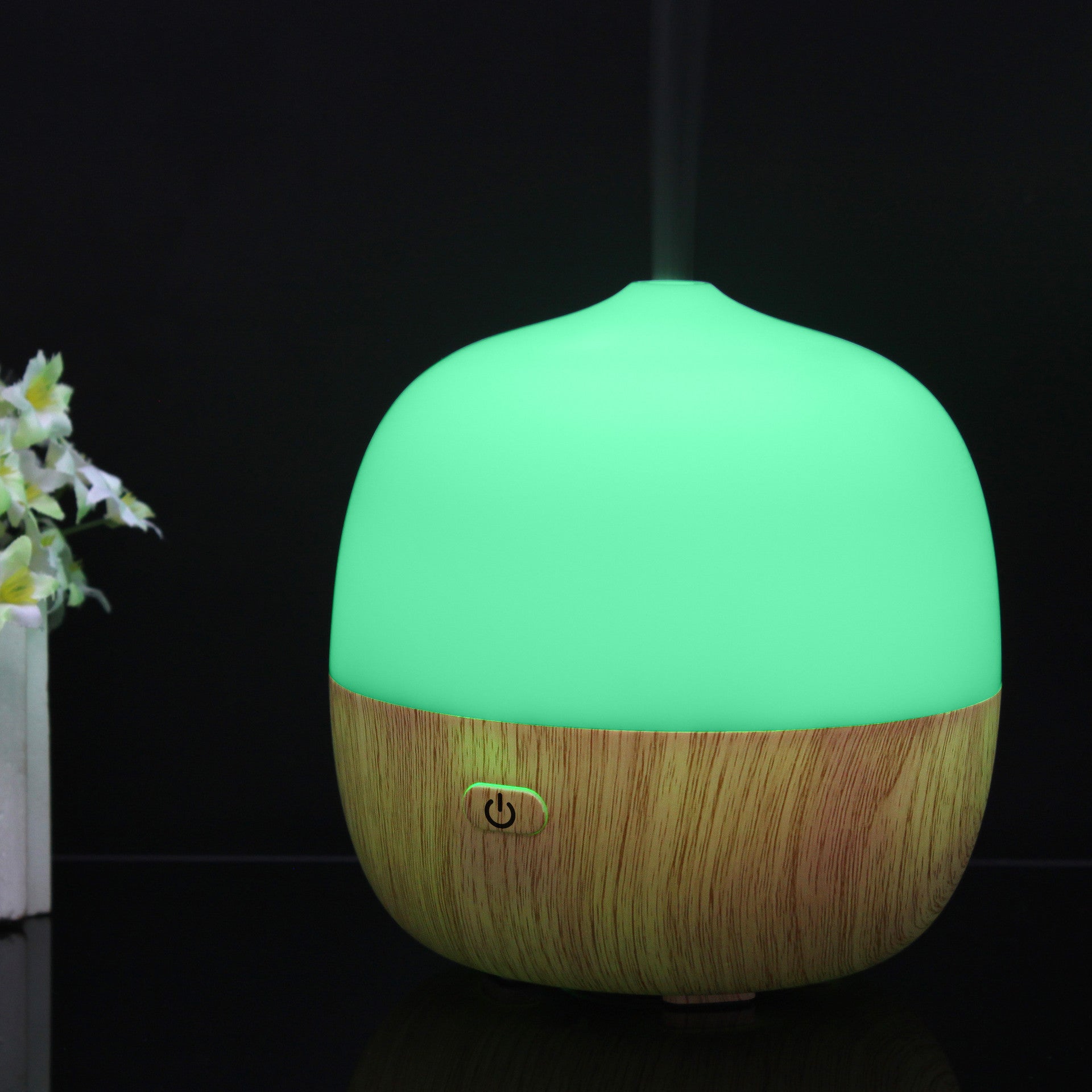 JMT-042058 Compact Night Light Humidifier with Aromatherapy and 7-Color Lighting
