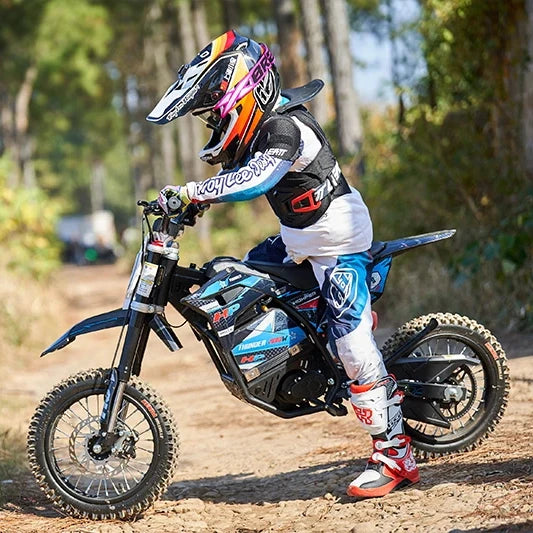 JMT-042826 Off-Road Electric Dirt Bike with Removable Battery - 1600W and 2000W Options for Kids , Top Speed 27.9 mph