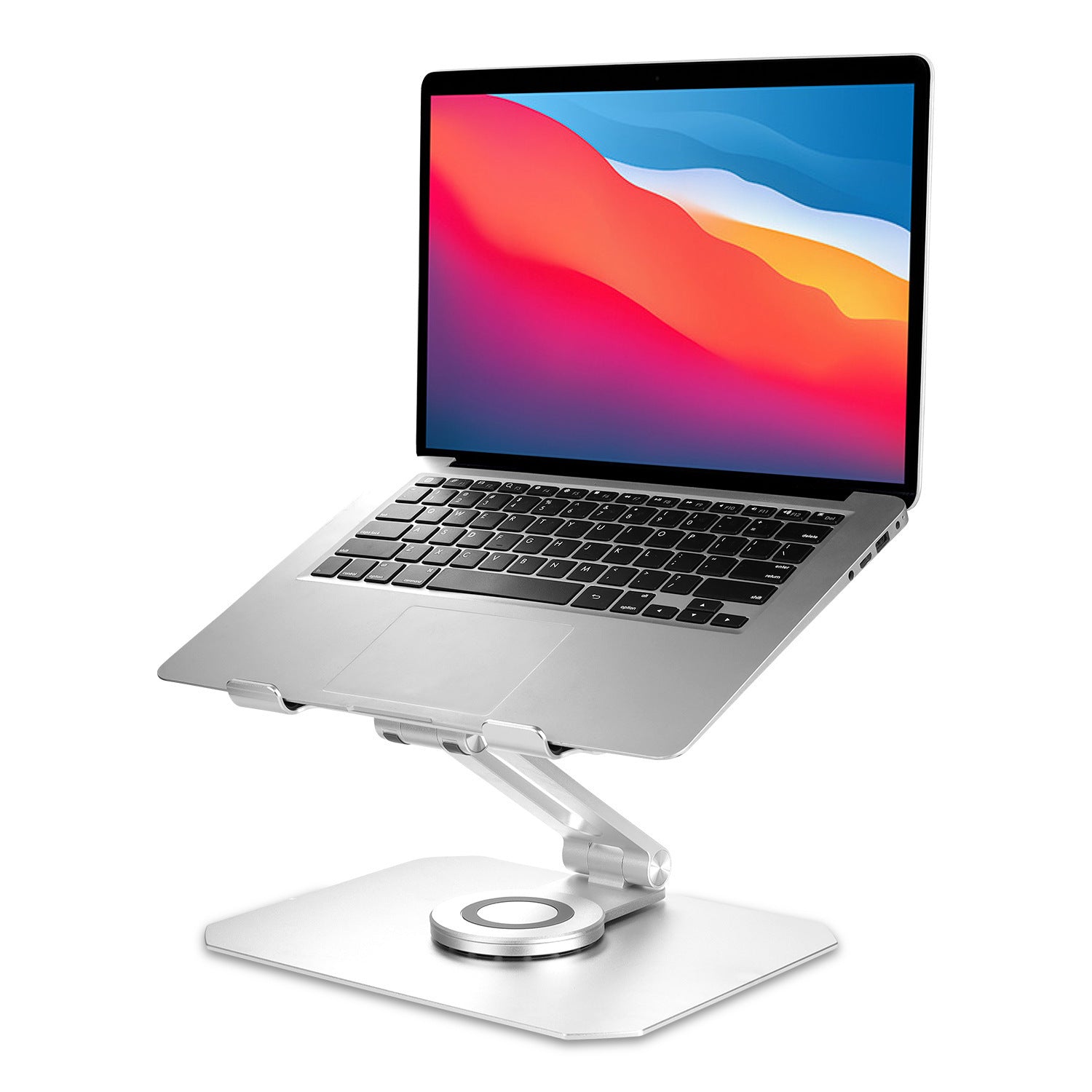 JMT-043018 360 Degree Rotating Aluminum Desktop Laptop Stand for 11-17.3 Inch Devices