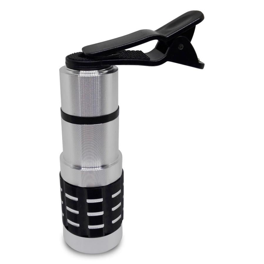 JMT-043082 12X Telescopic Lens Clip for Cell Phones - High-Definition Outdoor Photography Accessory