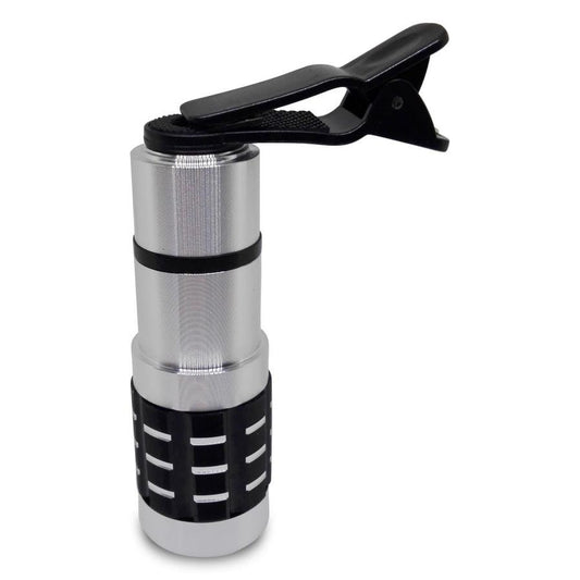 JMT-043082 12X Telescopic Lens Clip for Cell Phones - High-Definition Outdoor Photography Accessory