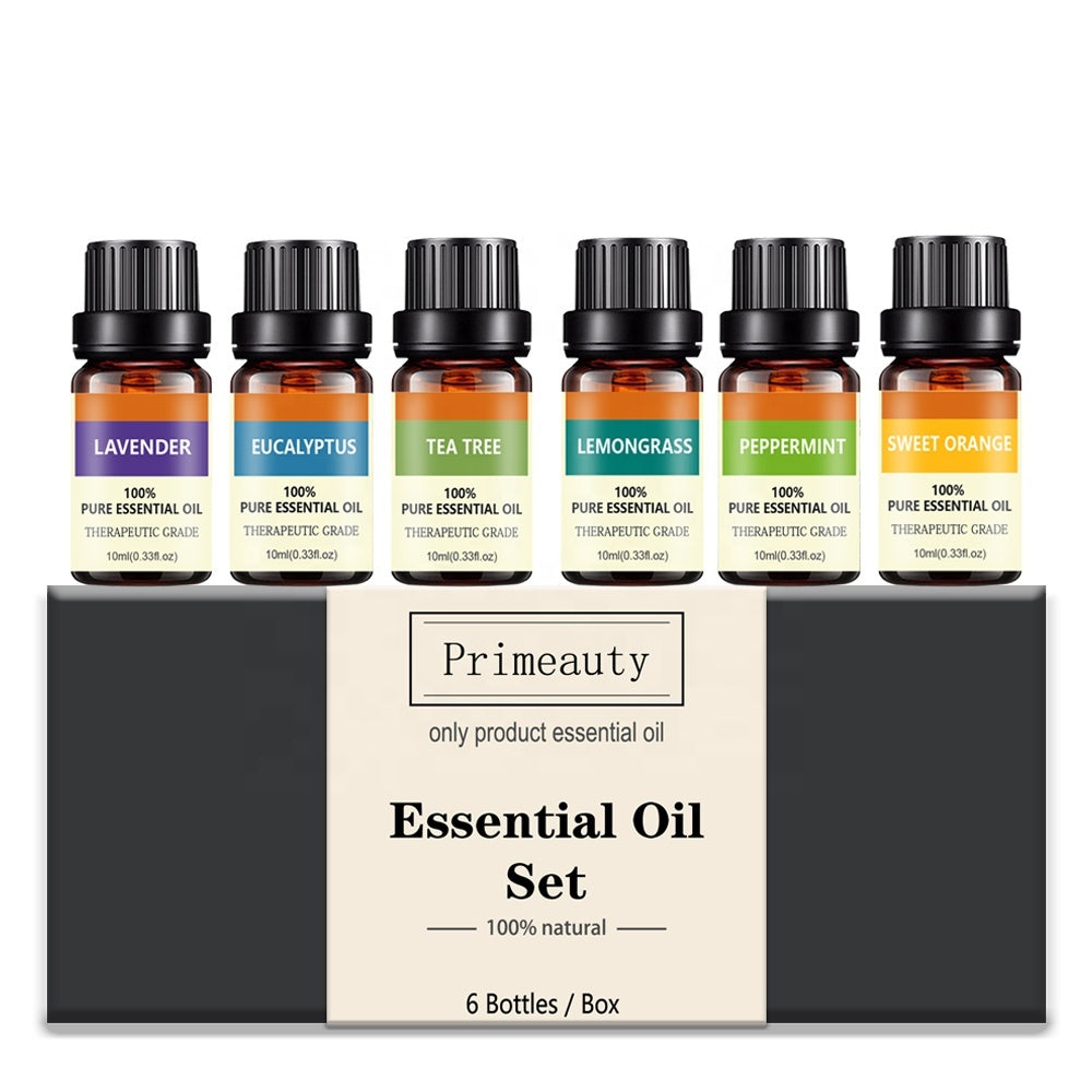 JMT-043082 Essential Oil Aromatherapy Diffuser Humidifier - Lavender, Rose, Sandalwood Blend, 10ml Liquid Set