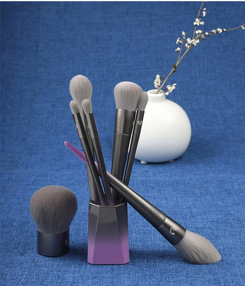 JMT-043338 Complete Makeup Brush Set for Eye and Face Application with Long Handles