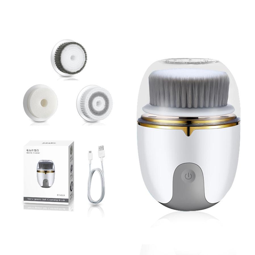 JMT-043466 Electric Rotating Multifunctional Face Washing Device with USB Charging and Deep Cleansing Brush Heads