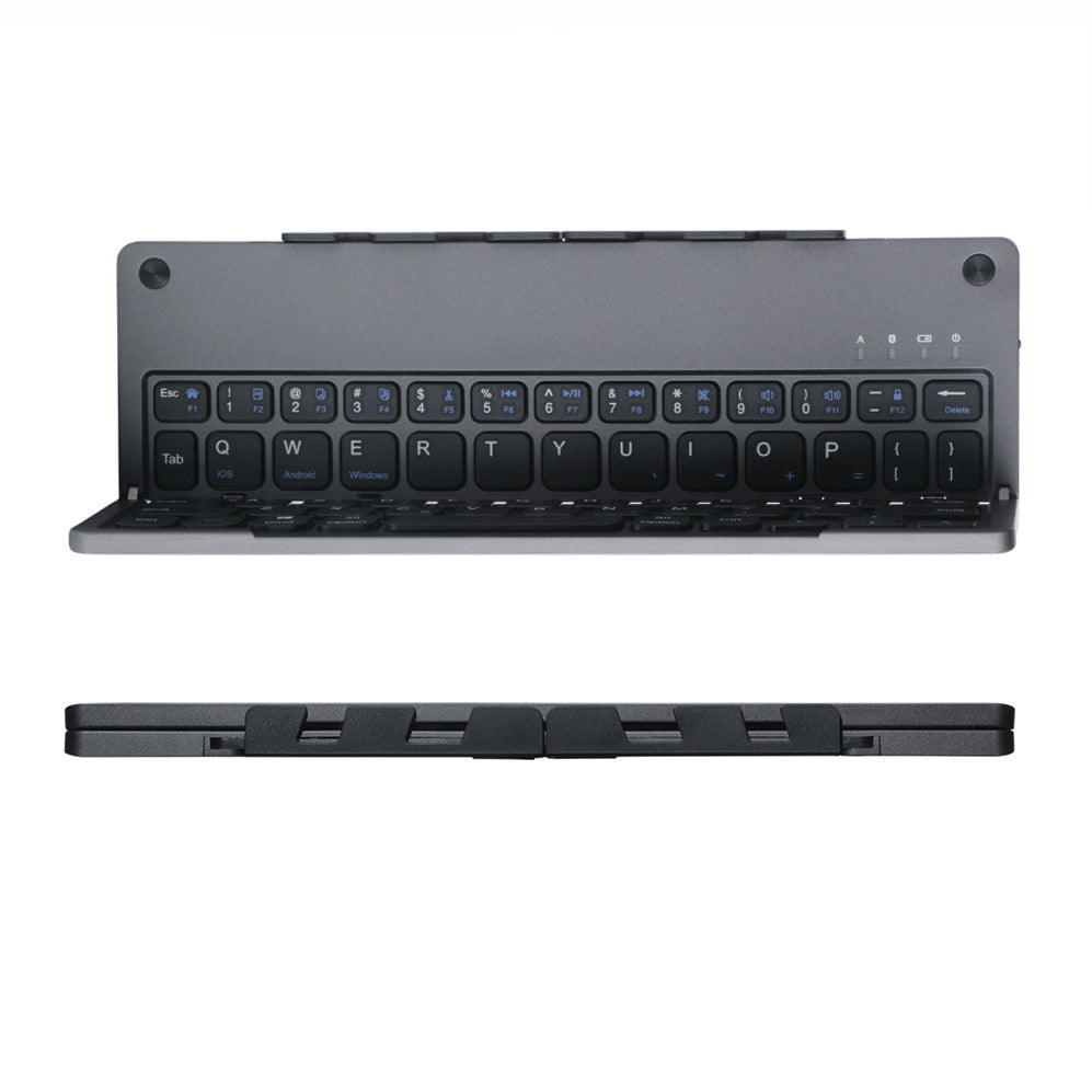 JMT-043850 Compact Bluetooth Folding Keyboard with Touch-Sensitive Design and Hidden Stand