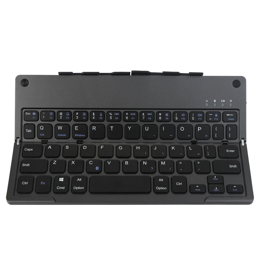 JMT-043850 Compact Bluetooth Folding Keyboard with Touch-Sensitive Design and Hidden Stand