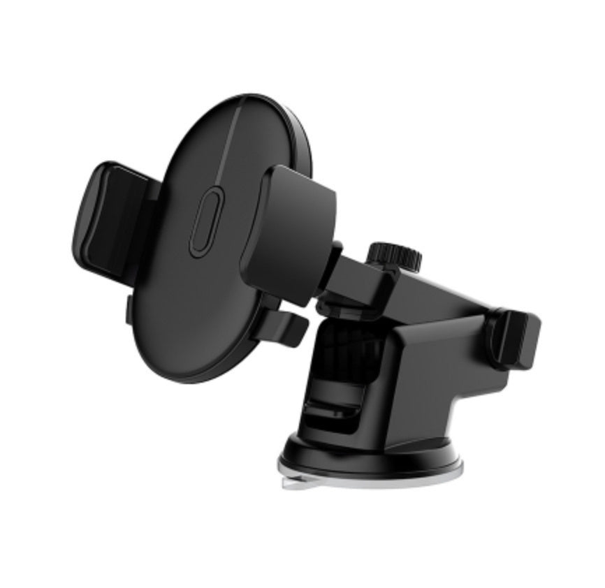 JMT-043914 Telescopic Mobile Phone Navigation Bracket for Instrument Panels – Black & Yellow
