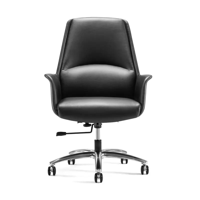 JMT-043978 Luxury Leather Swivel Office Chair with Armrests - Model JA-11601