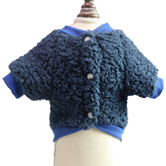 JMT-043978 Warm Cotton Sweater for Pets - Cozy Two-Legged Clothing in Casual Style
