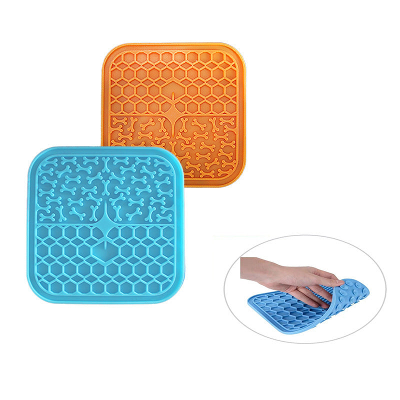 JMT-044234 Silicone Dog Licking Pad for Interactive Feeding – Available in Multiple Colors