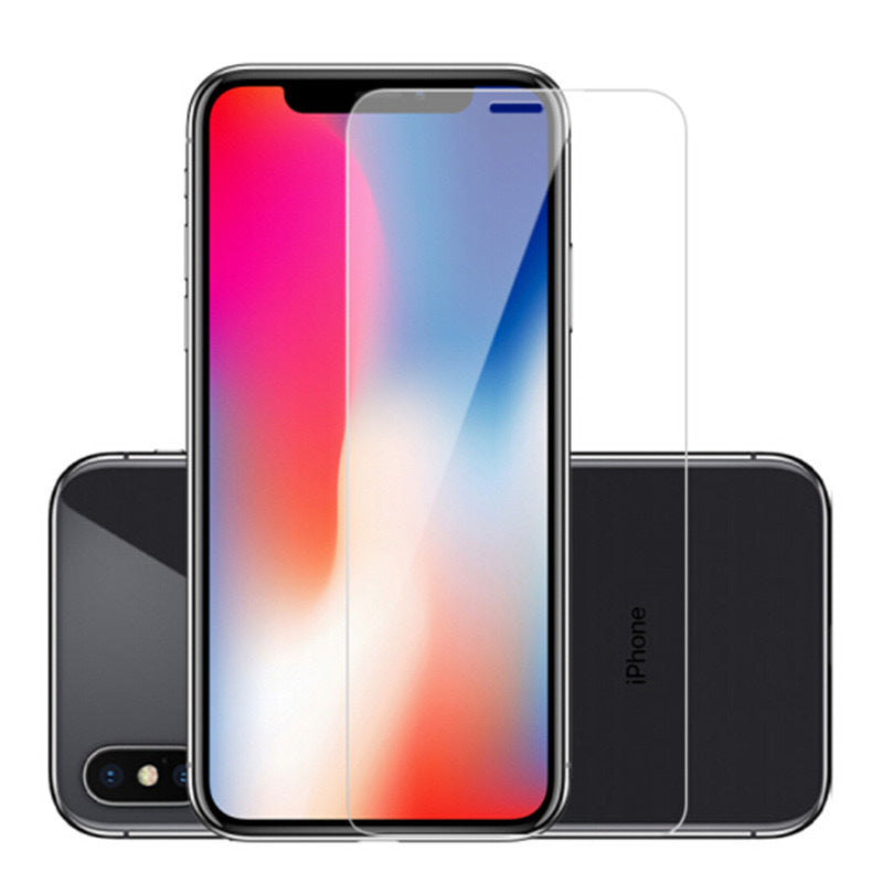 JMT-044234 Tempered Glass Screen Protector for iPhone 12, 11 Pro Max, Xs, 7/8 Plus - Full Coverage, Anti-Fingerprint, High-Definition