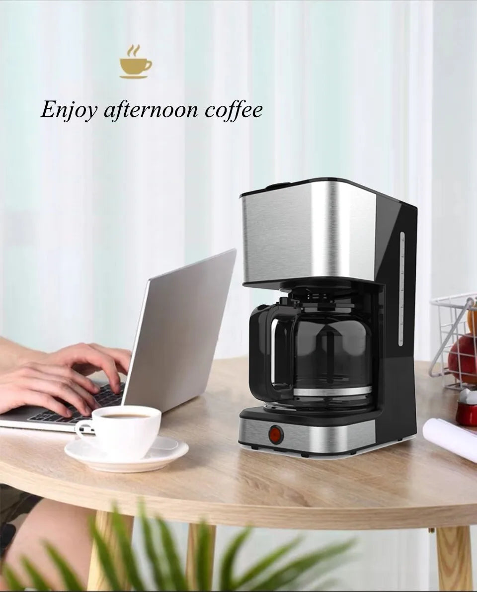 JMT-044490 10-Cup Drip Coffee Maker with Large Capacity and Easy Brew Technology