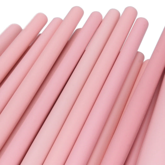 JMT-044490 Wood Handle Nylon Cosmetic Brush Set for Flawless Makeup Application