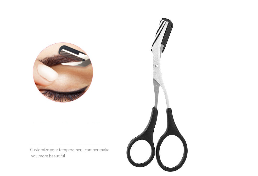JMT-044618 Stainless Steel Eyebrow Trimmer Set with Shaving Tool, Perfect for Precision Grooming