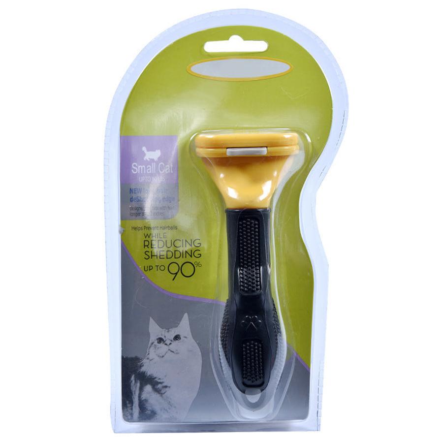 JMT-045450 Pet Hair Removal Comb for Dogs and Cats - Long and Short Hair Options, ABS + Stainless Steel Blade