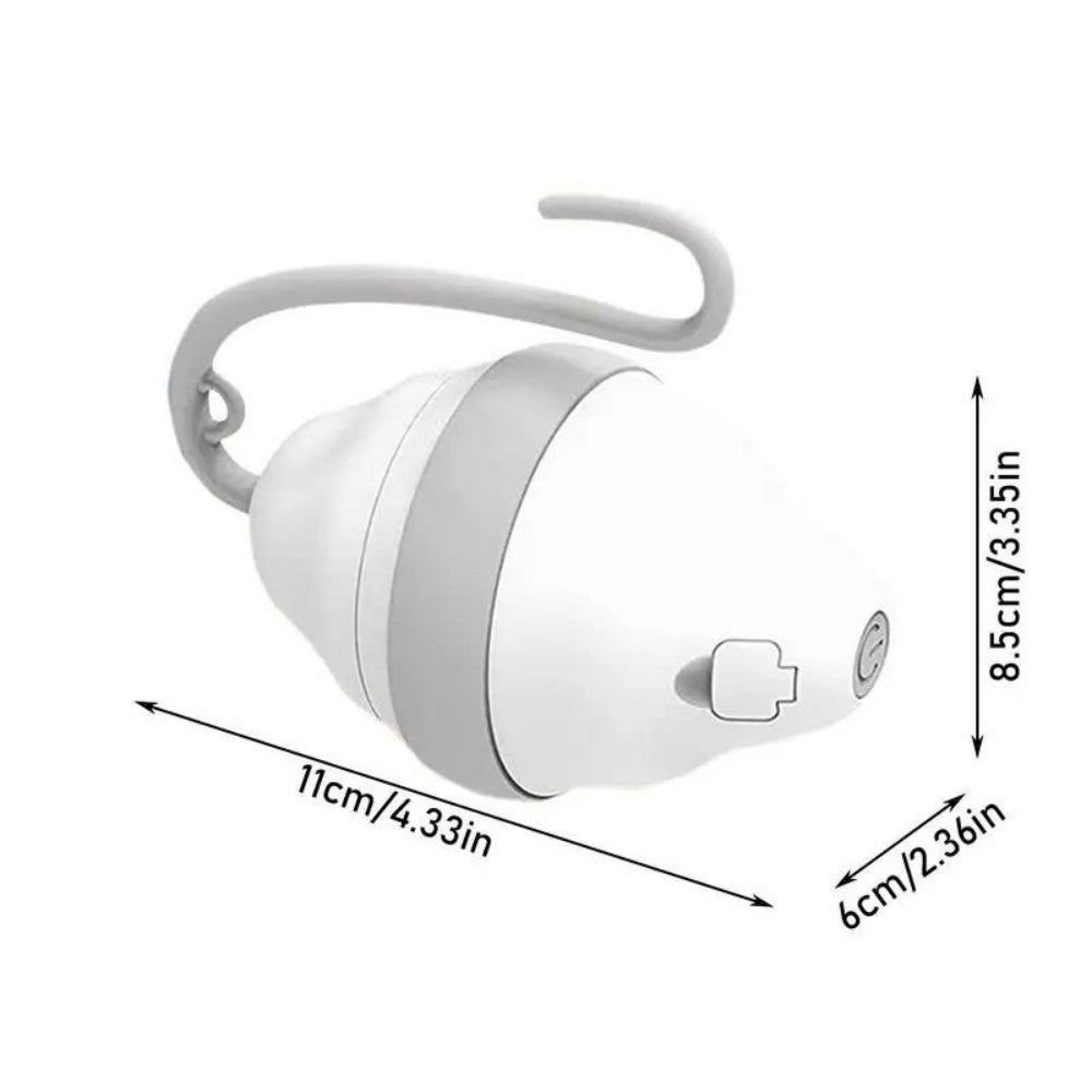JMT-045514 Automatic Moving Mouse Cat Toy with Glowing Feather and Irregular Movement for Engaging Playtime