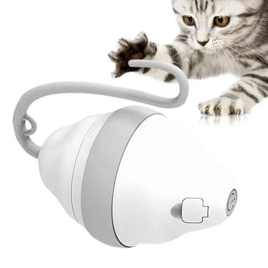 JMT-045514 Automatic Moving Mouse Cat Toy with Glowing Feather and Irregular Movement for Engaging Playtime