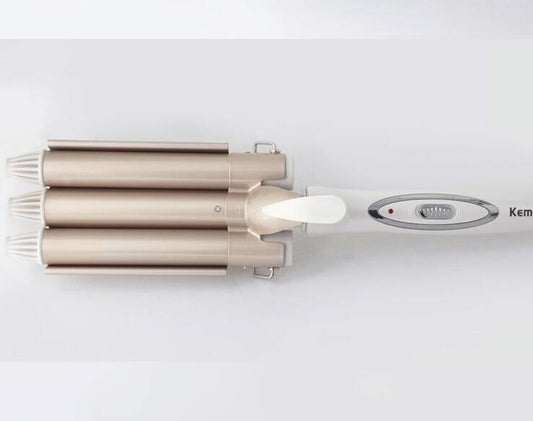 JMT-045514 Triple Barrel Hair Curling Iron for Loose S-Waves with Tourmaline Ceramic Technology