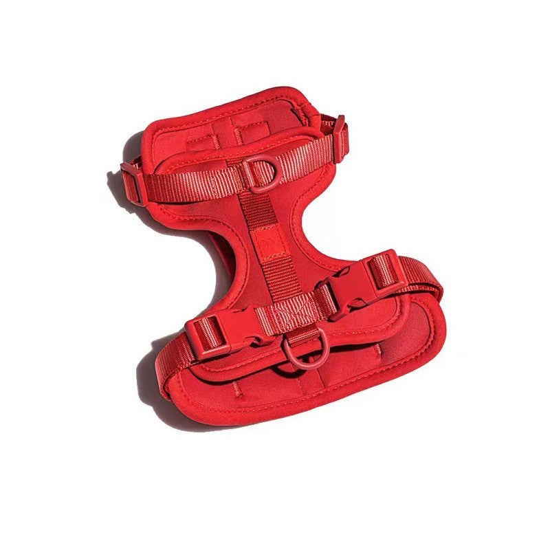 JMT-045706 Tactical Waterproof Dog Collar and Leash Set with Chest Support in Multiple Colors