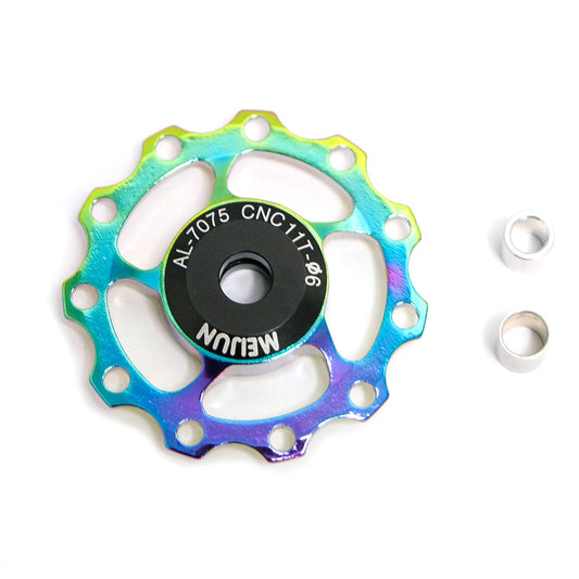 JMT-045898 Aluminum Alloy Rear Derailleur Guide Wheel for Mountain Bikes - 11T/13T Compatibility