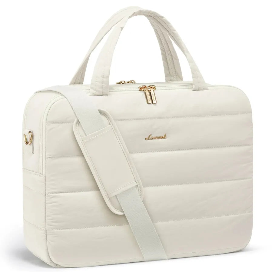 JMT-046346 Lightweight 15.6 in Laptop Briefcase for Work and Business - Unisex Messenger Bag with Shoulder Strap