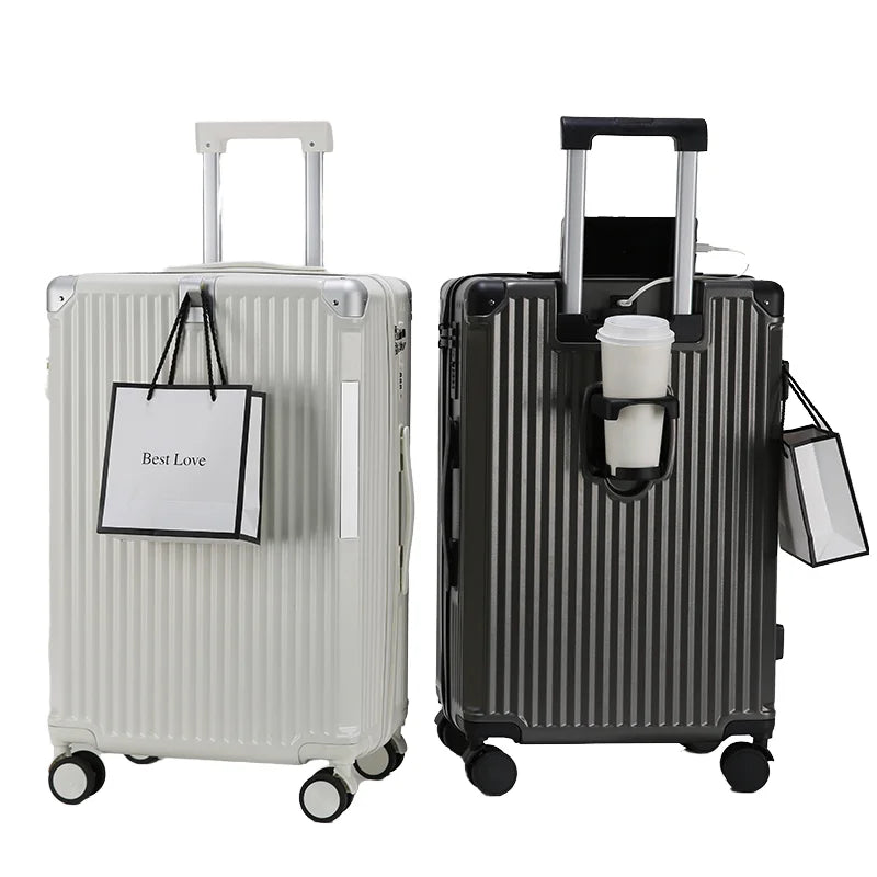 JMT-046410 Three-Piece Spinner Luggage Set with Matching Carry-On Bag