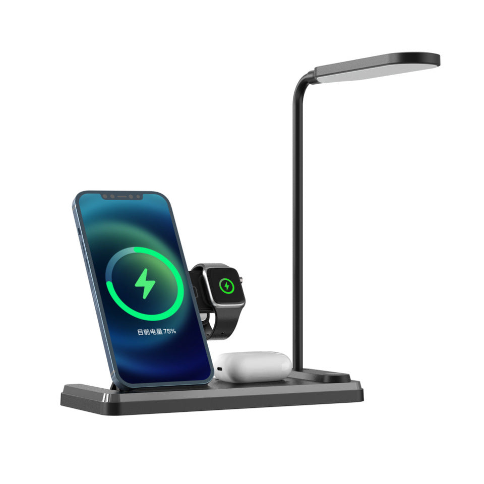 JMT-046858 Multifunctional Foldable Table Lamp with Wireless Charging - 15W Fast Charge, USB-C Interface