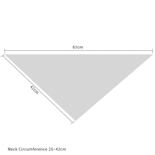 JMT-046986 Easter Bunny Pet Triangle Towel for Cats - Cotton, Casual Style, 20-42cm Neck Size