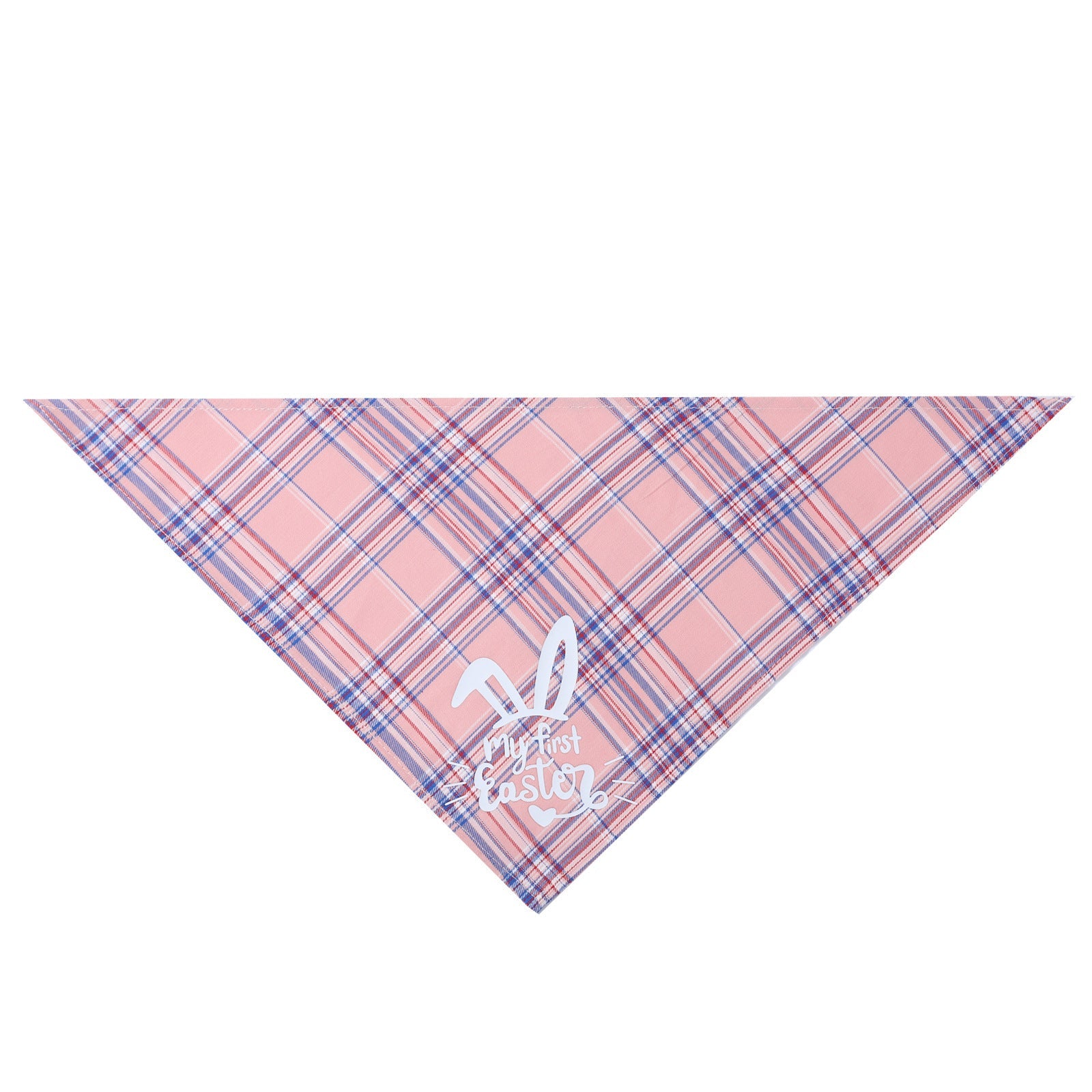 JMT-046986 Easter Bunny Pet Triangle Towel for Cats - Cotton, Casual Style, 20-42cm Neck Size