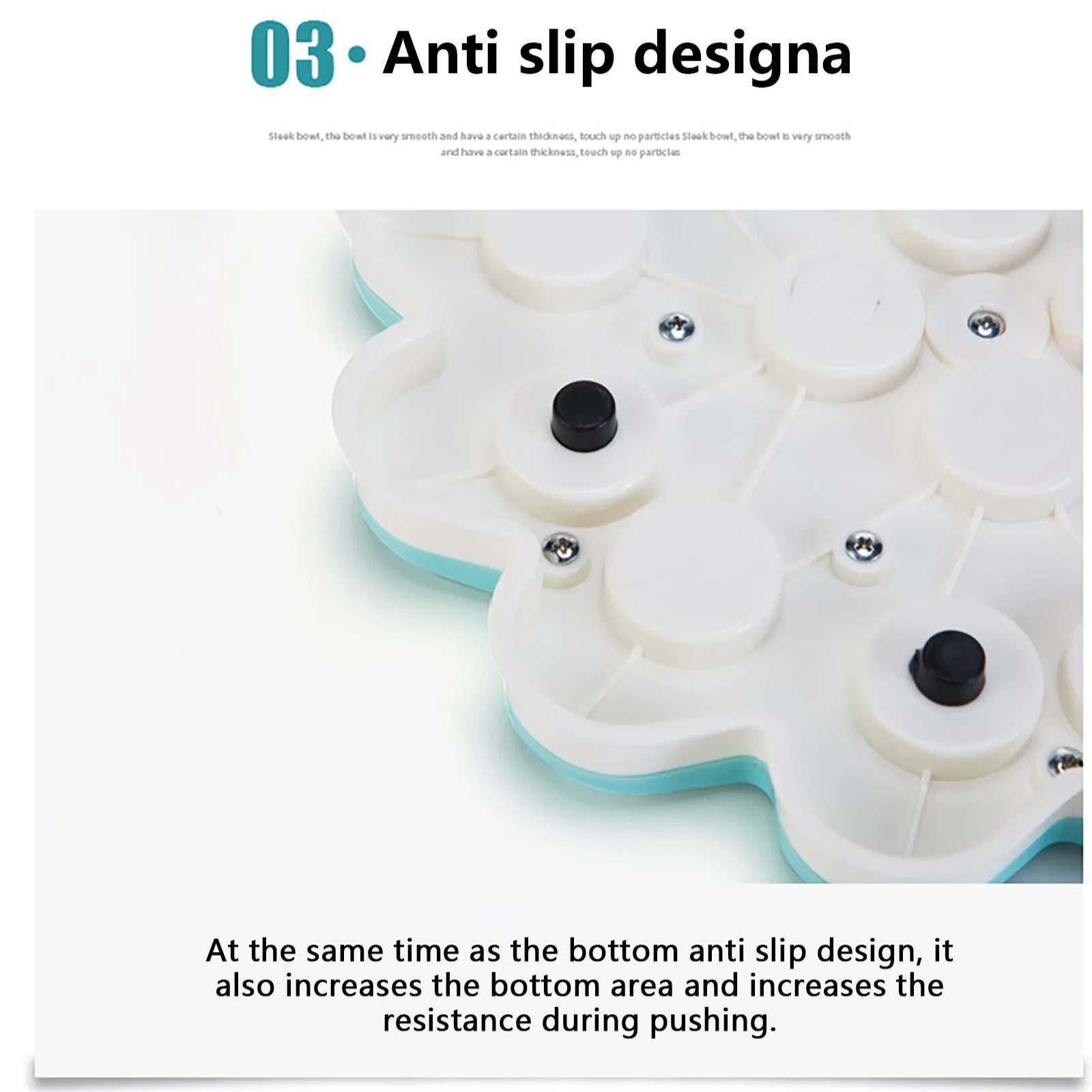 JMT-047690 Interactive Flower-Shaped Dog Puzzle Slow Feeder for Mental Stimulation and Healthy Eating