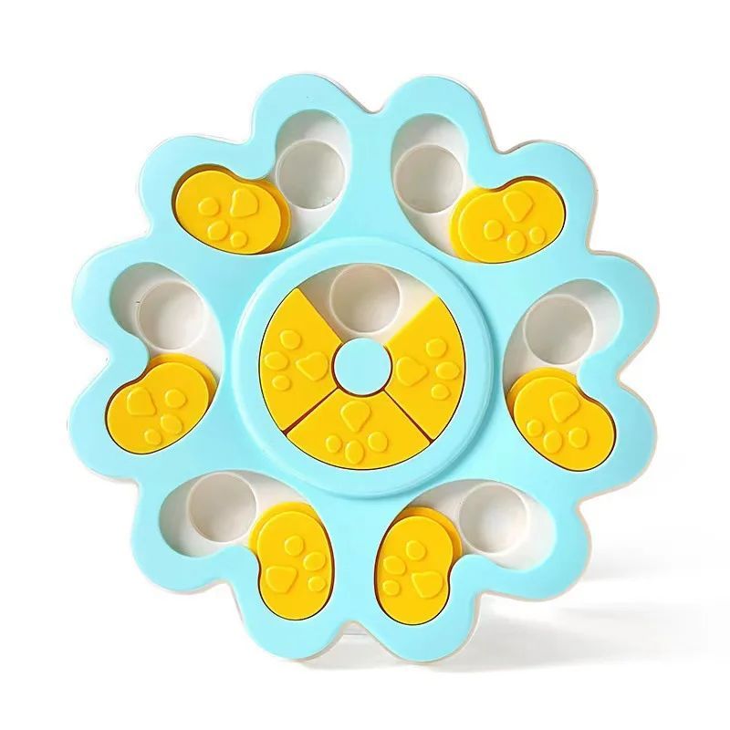 JMT-047690 Interactive Flower-Shaped Dog Puzzle Slow Feeder for Mental Stimulation and Healthy Eating