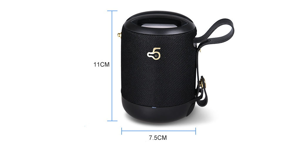 JMT-047690 Portable Waterproof Bluetooth Subwoofer Speaker with TF Card Support and Hands-Free Function