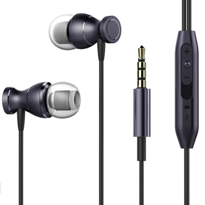 JMT-048010 Universal In-Ear Headphones with Noise Cancellation, Dynamic Sound, TPE Cable, 3.5mm Plug, Multiple Color Options