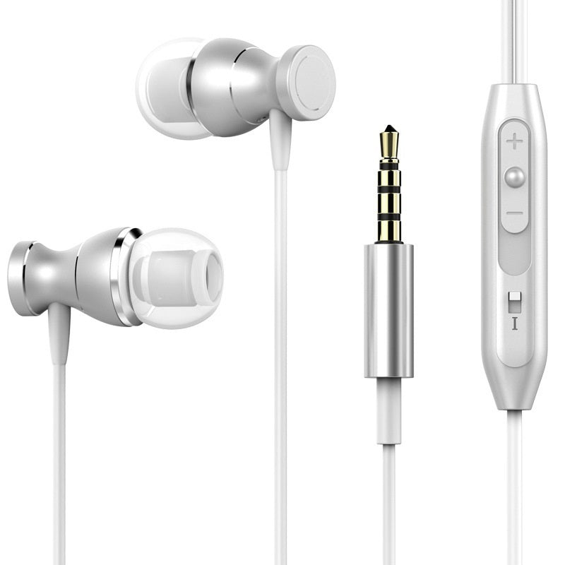 JMT-048010 Universal In-Ear Headphones with Noise Cancellation, Dynamic Sound, TPE Cable, 3.5mm Plug, Multiple Color Options