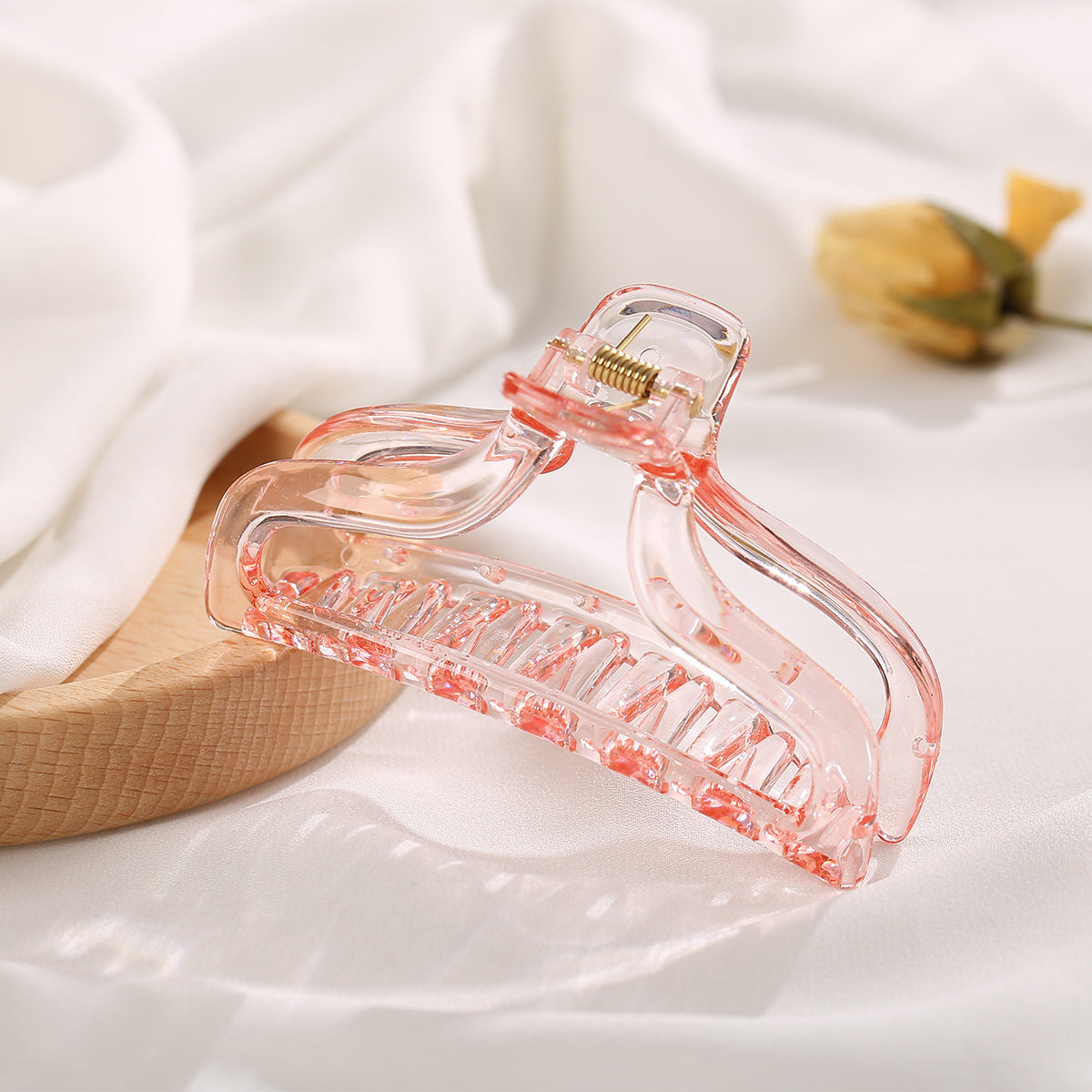 JMT-048202 Pearl Embroidery Butterfly Hairpin Decorative Clip for Women