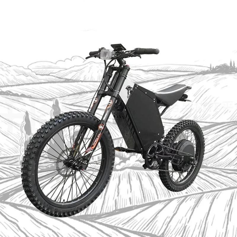 JMT-048266 Electric Dirt Bike with 75 Miles Range and Powerful 2000W to 12000W Motor Options , Top Speed 27.9 mph