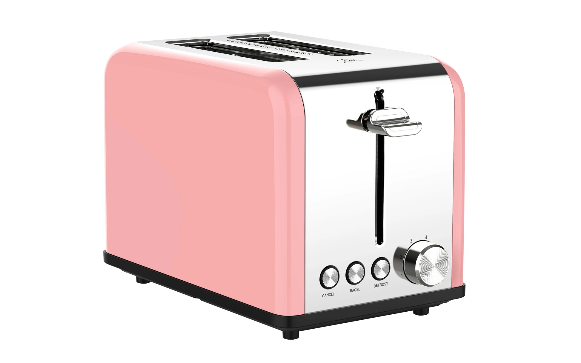 JMT-048330 Extra Wide Slot 2-Slice Retro Toaster with Reheat, Defrost, and 6 Browning Levels