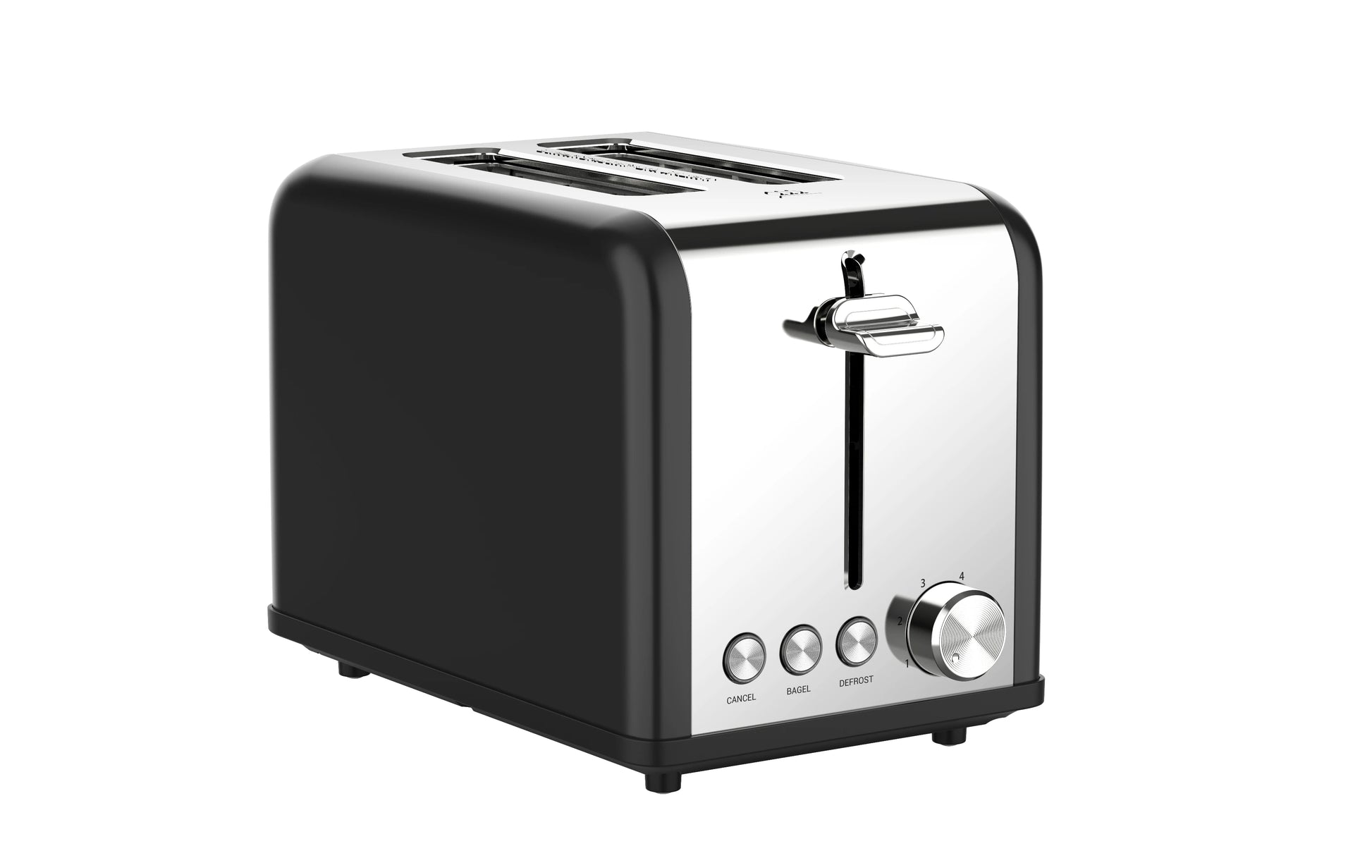 JMT-048330 Extra Wide Slot 2-Slice Retro Toaster with Reheat, Defrost, and 6 Browning Levels