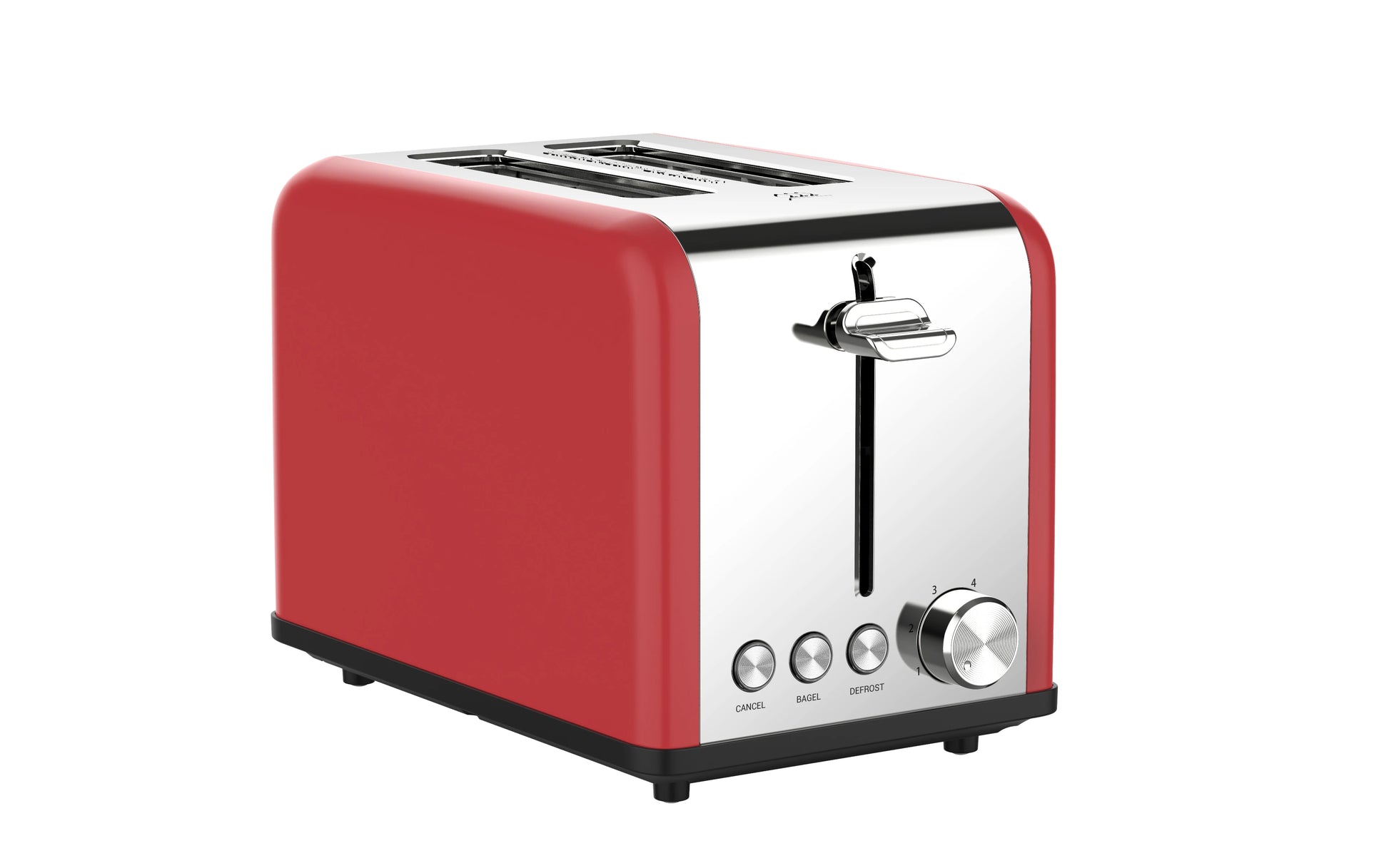 JMT-048330 Extra Wide Slot 2-Slice Retro Toaster with Reheat, Defrost, and 6 Browning Levels