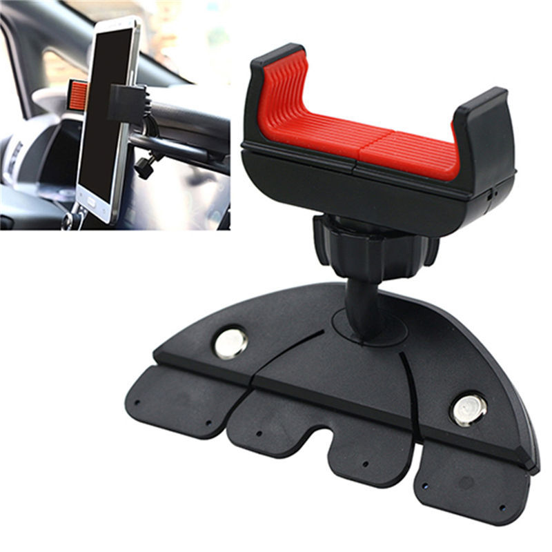 JMT-048522 Universal CD Slot Phone Holder for Vehicles - Compatible with 5.5-8.3cm Width Smartphones and Includes Clip
