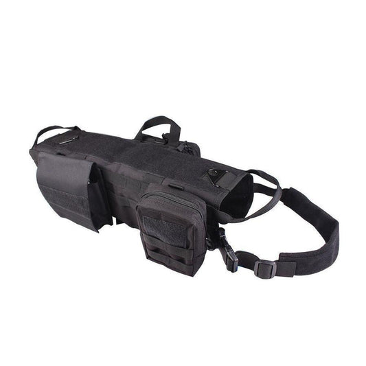 JMT-048586 Dog Tactical Vest - Waterproof 600D Nylon with Adjustable Sizes and Multiple Colors