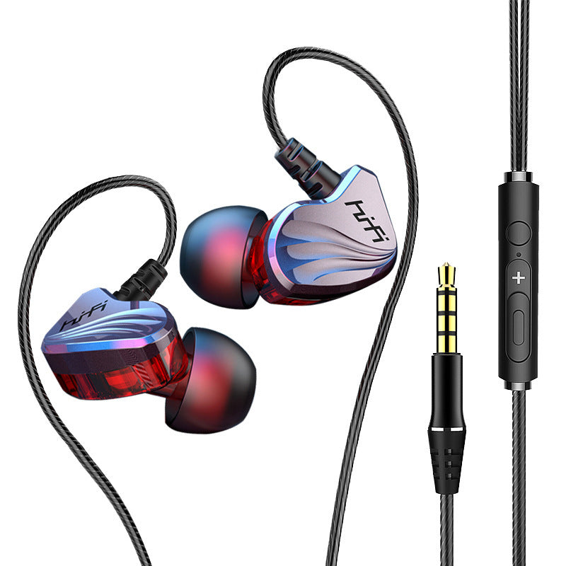 JMT-048650 In-Ear Wired Gaming Headphones with HiFi Sound, 3.5mm Connector and Silicone Earplugs