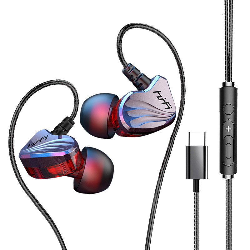 JMT-048650 In-Ear Wired Gaming Headphones with HiFi Sound, 3.5mm Connector and Silicone Earplugs