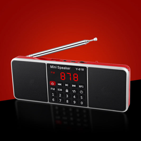 JMT-048842 Compact Dual Bluetooth Speaker with MP3 Playback and Card Reader Functionality